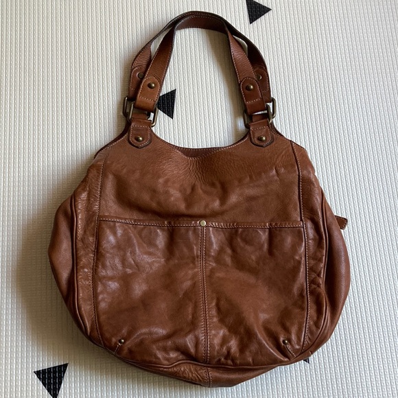 Leather banana republic shoulder bag - Picture 1 of 4